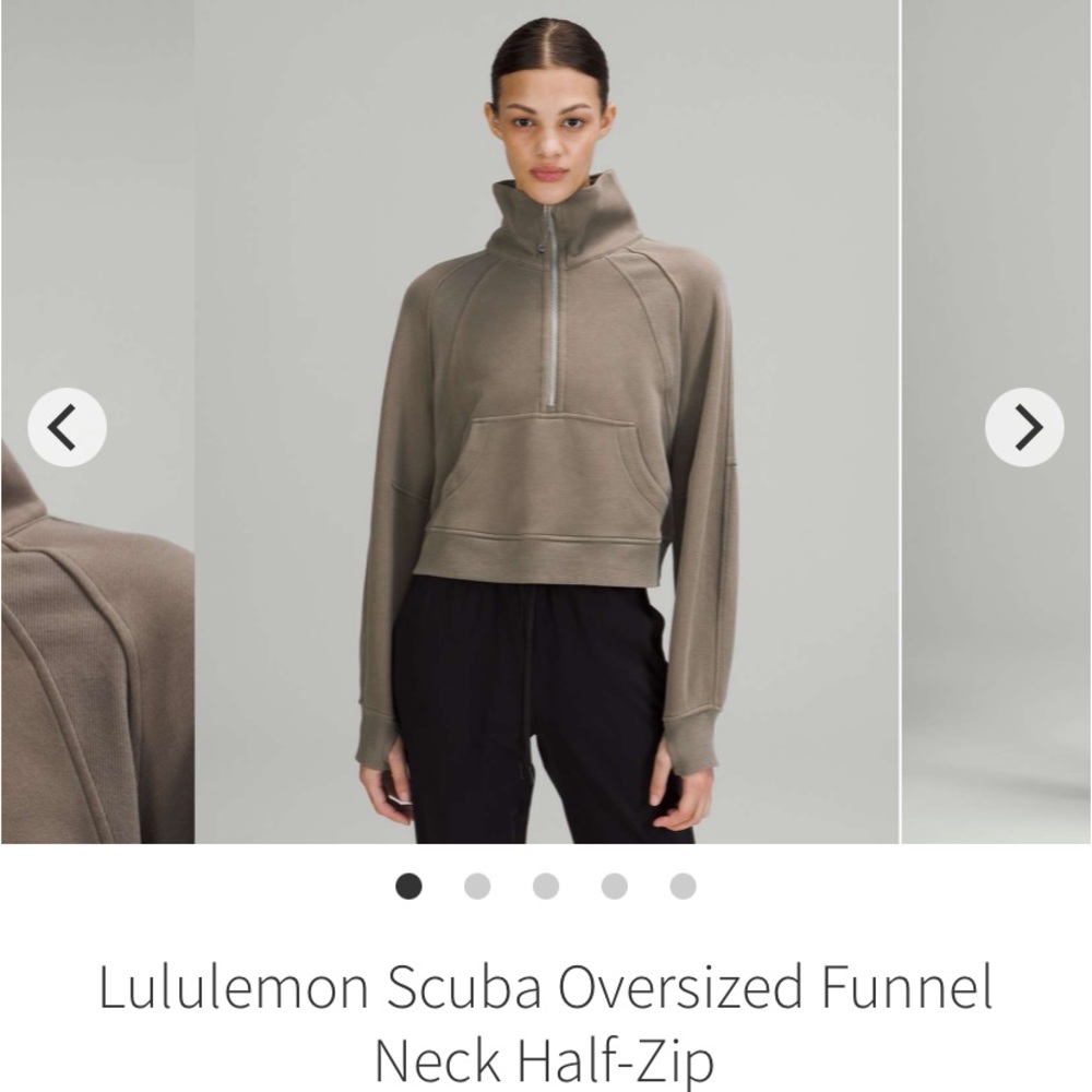 Lululemon scuba half zip price is firm!